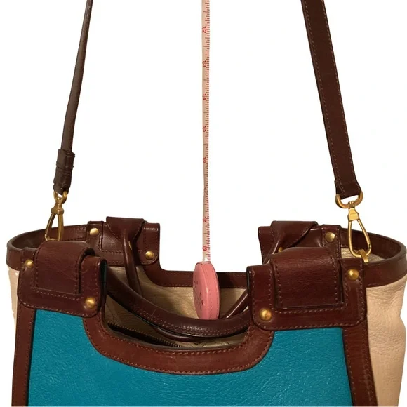 Smythson Cooper Tote Bag ~ Goat leather with Crossbody Strap - Picture 10 of 12